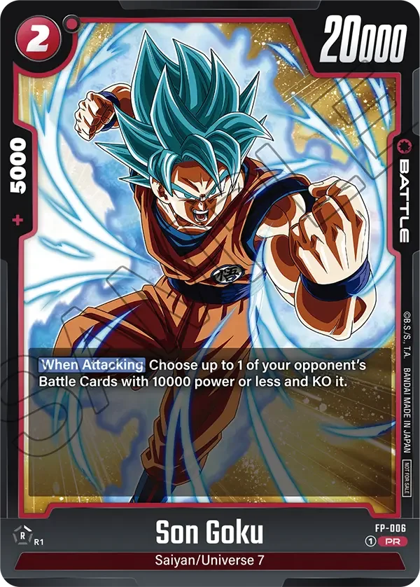 Son Goku, Fusion World Promotion Cards and Packs FP-006