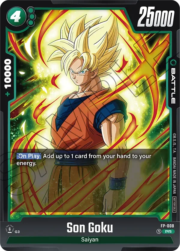 Son Goku, Fusion World Promotion Cards and Packs FP-008
