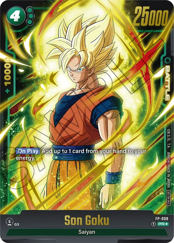 Son Goku, Fusion World Promotion Cards and Packs FP-008