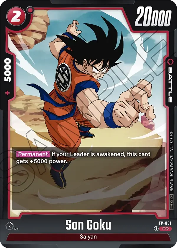 Son Goku, Fusion World Promotion Cards and Packs FP-001