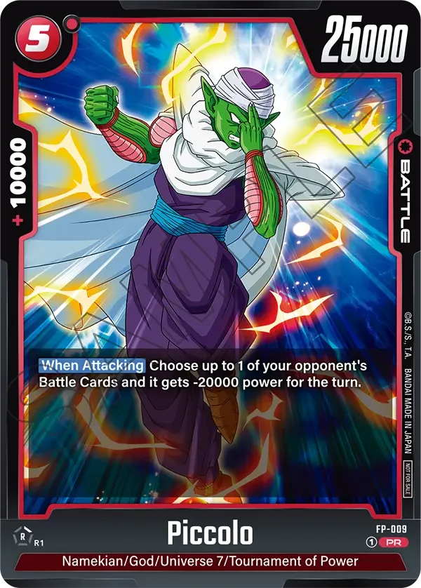 Piccolo, Fusion World Promotion Cards and Packs FP-009