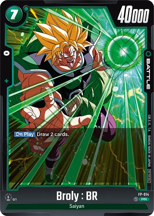 Broly : BR, Fusion World Promotion Cards and Packs FP-014