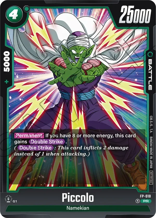 Piccolo, Fusion World Promotion Cards and Packs FP-018