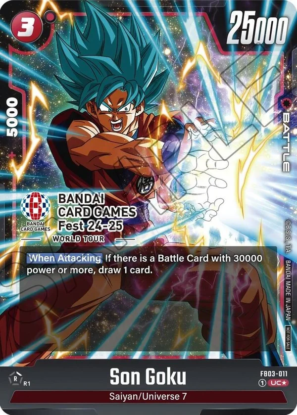 Son Goku, Fusion World Promotion Cards and Packs FB03-011