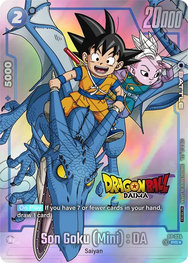 Son Goku (Mini) : DA, Fusion World Promotion Cards and Packs FP-024