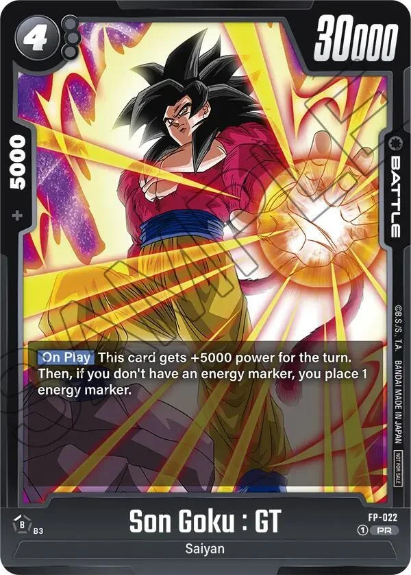 Son Goku : GT, Fusion World Promotion Cards and Packs FP-022