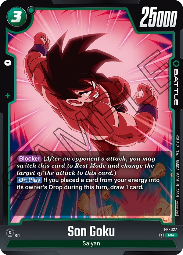 Son Goku, Fusion World Promotion Cards and Packs FP-027