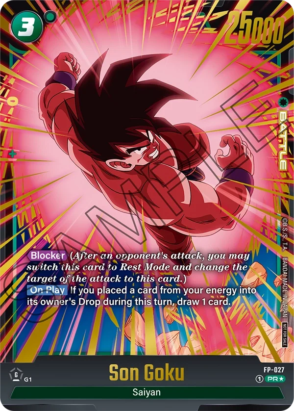 Son Goku, Fusion World Promotion Cards and Packs FP-027