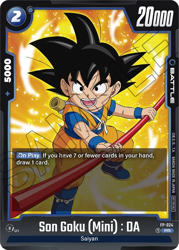 Son Goku (Mini) : DA, Fusion World Promotion Cards and Packs FP-024