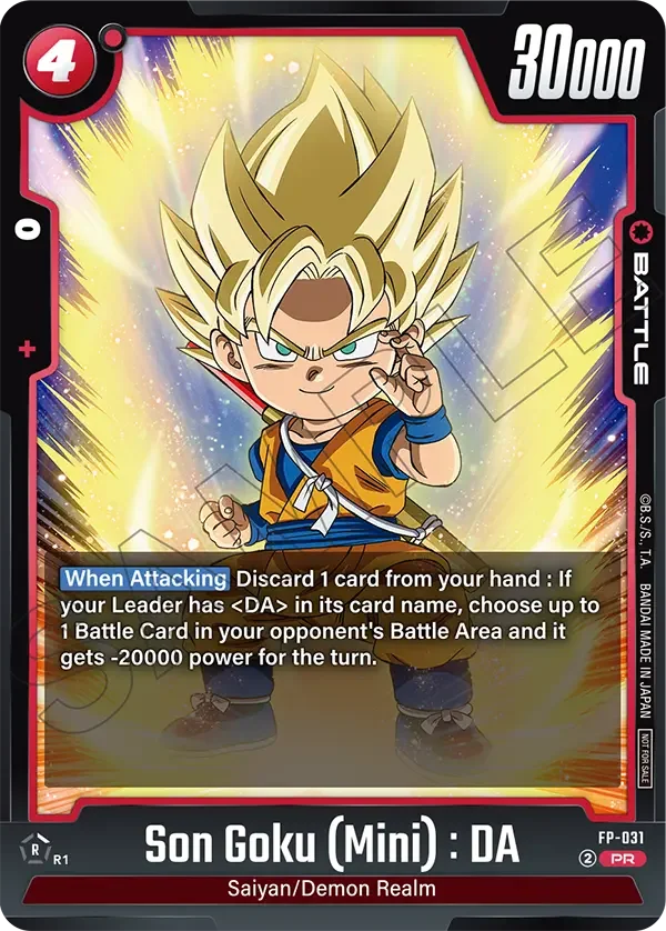 Son Goku (Mini) : DA, Fusion World Promotion Cards and Packs FP-031