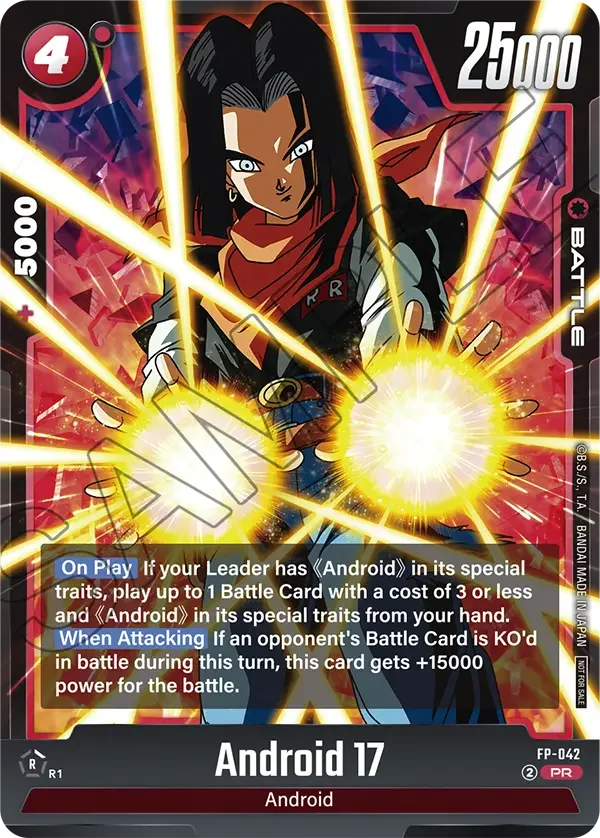 Android 17, Fusion World Promotion Cards and Packs FP-042