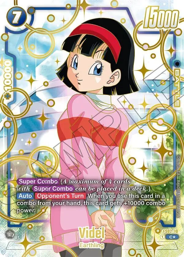 Videl, Fusion World Promotion Cards and Packs FS02-10