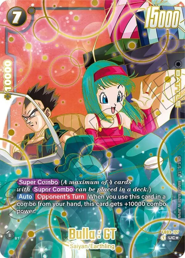 Bulla : GT, Fusion World Promotion Cards and Packs FB03-127