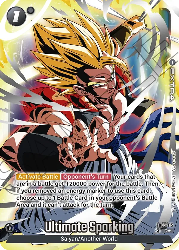 Ultimate Sparking, Fusion World Promotion Cards and Packs FB05-115