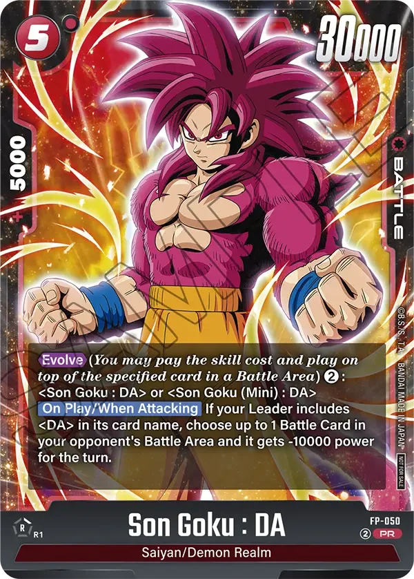 Son Goku : DA, Fusion World Promotion Cards and Packs FP-050