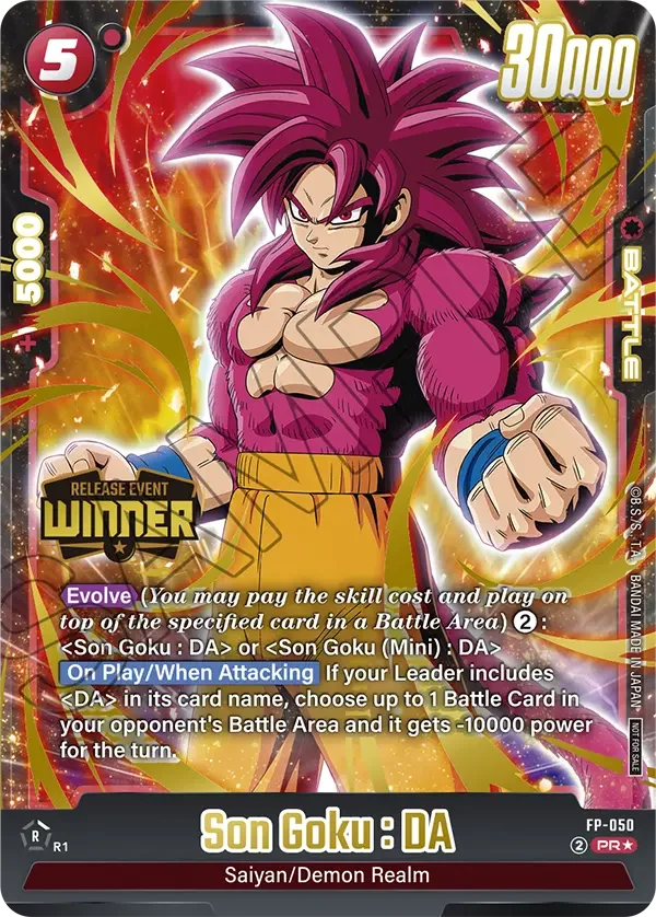 Son Goku : DA, Fusion World Promotion Cards and Packs FP-050