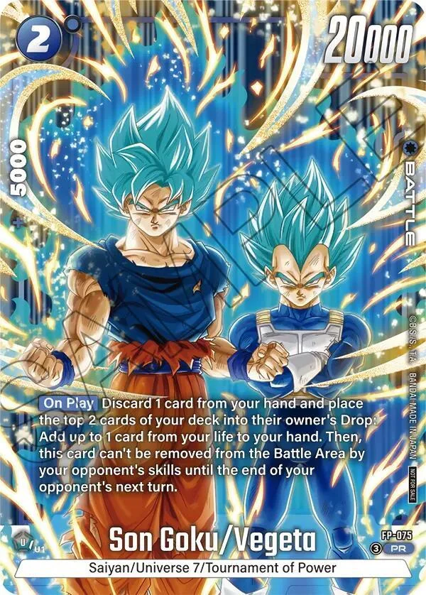 Son Goku/Vegeta, Fusion World Promotion Cards and Packs FP-075