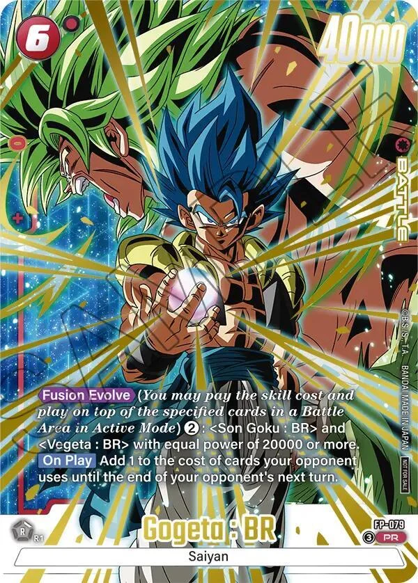 Gogeta : BR, Fusion World Promotion Cards and Packs FP-079