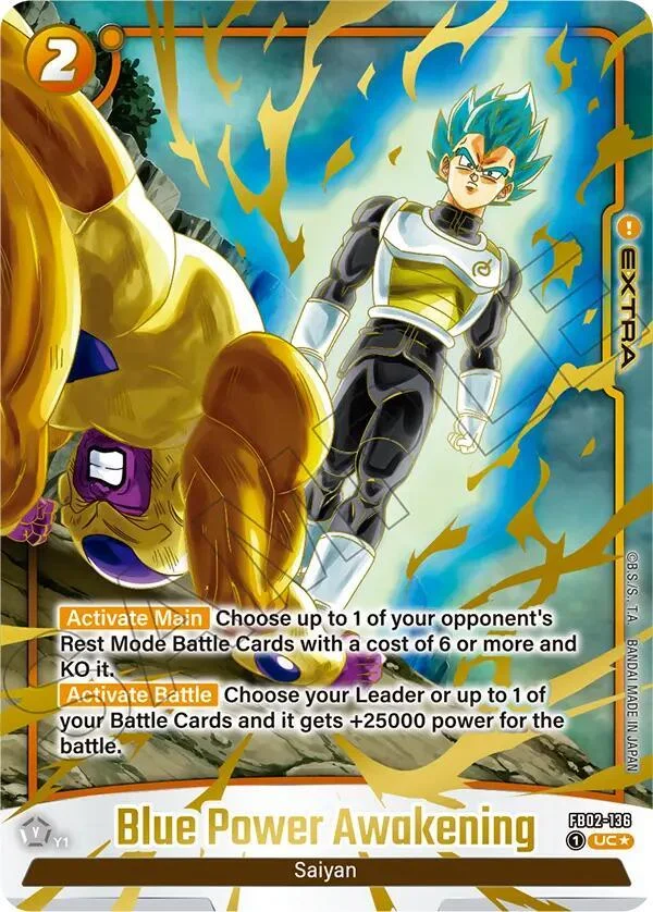 Blue Power Awakening, Fusion World Promotion Cards and Packs FB02-136