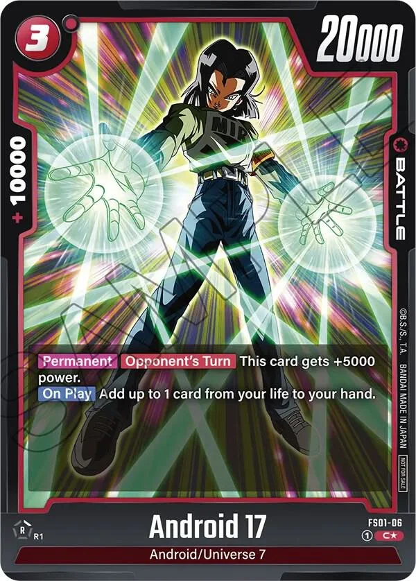 Android 17, Tournament and Championship Promos FS01-06