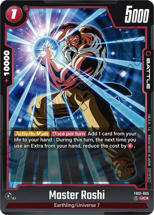 Master Roshi, Tournament and Championship Promos FB01-005