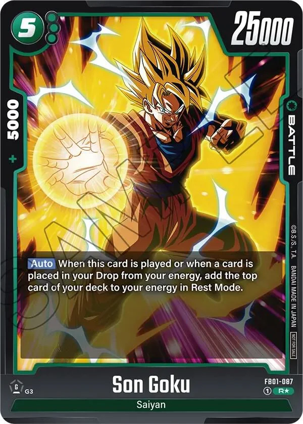 Son Goku, Tournament and Championship Promos FB01-087
