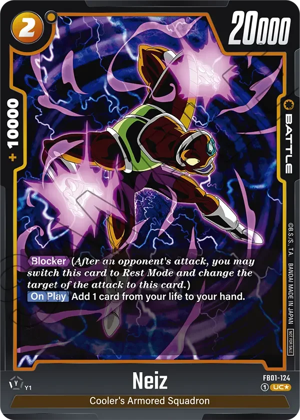 Neiz, Tournament and Championship Promos FB01-124