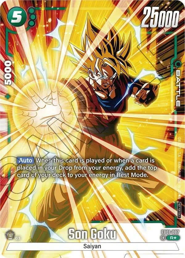 Son Goku, Tournament and Championship Promos FB01-087