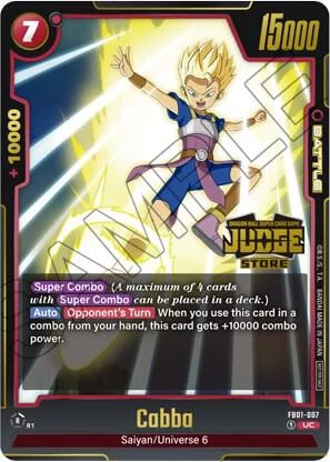 Cabba, Tournament and Championship Promos FB01-007