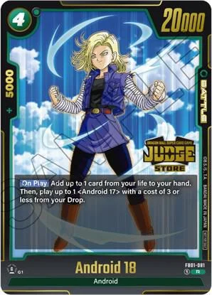 Android 18, Tournament and Championship Promos FB01-081