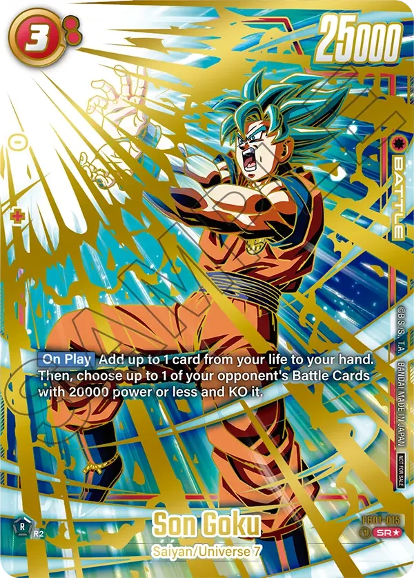 Son Goku, Tournament and Championship Promos FB01-015
