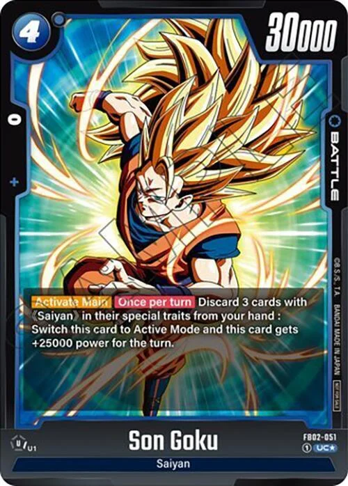 Son Goku, Tournament and Championship Promos FB02-051