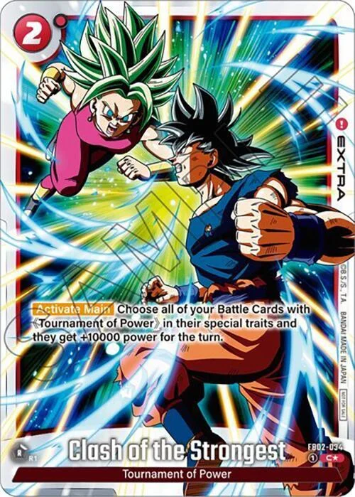 Clash of the Strongest, Tournament and Championship Promos FB02-034