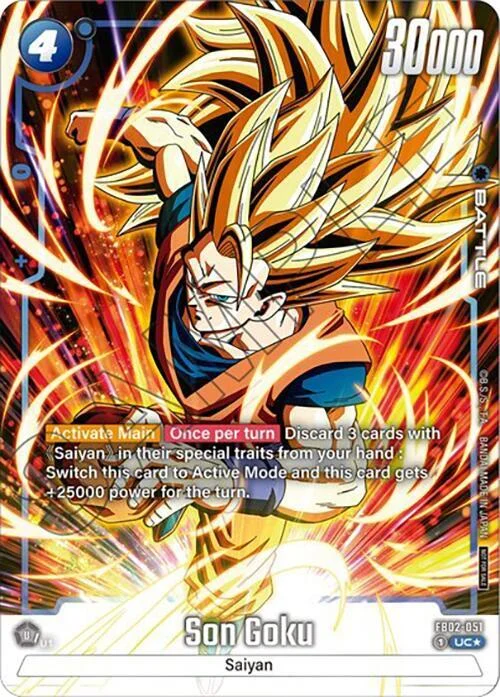 Son Goku, Tournament and Championship Promos FB02-051