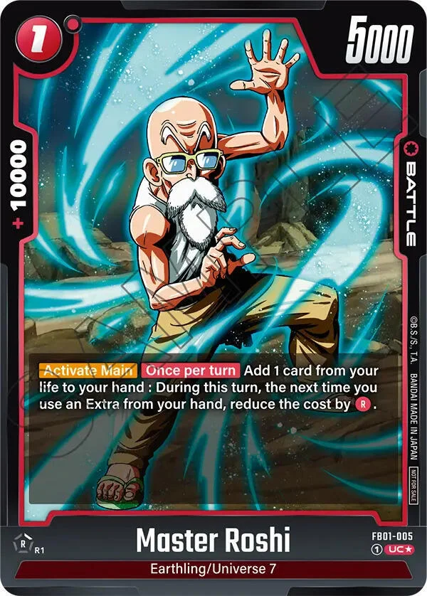 Master Roshi, Tournament and Championship Promos FB01-005