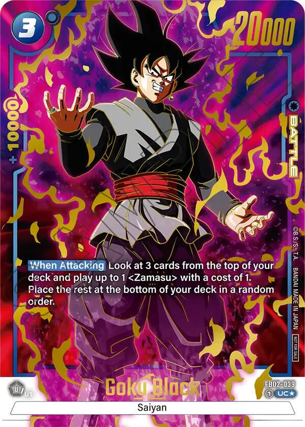 Goku Black, Tournament and Championship Promos FB02-039