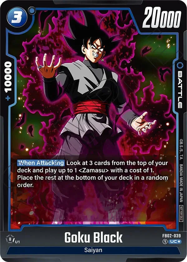 Goku Black, Tournament and Championship Promos FB02-039