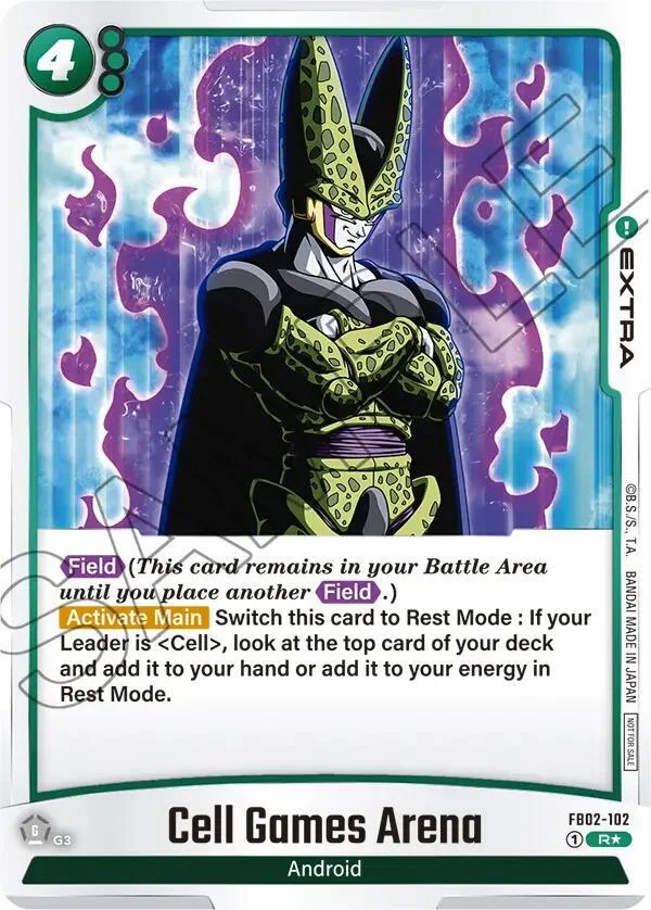Cell Games Arena, Tournament and Championship Promos FB02-102