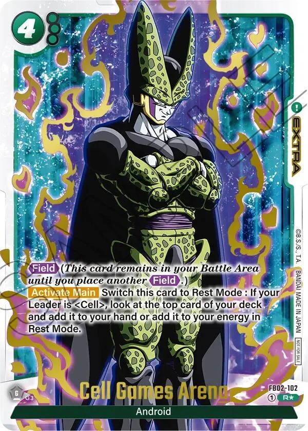 Cell Games Arena, Tournament and Championship Promos FB02-102