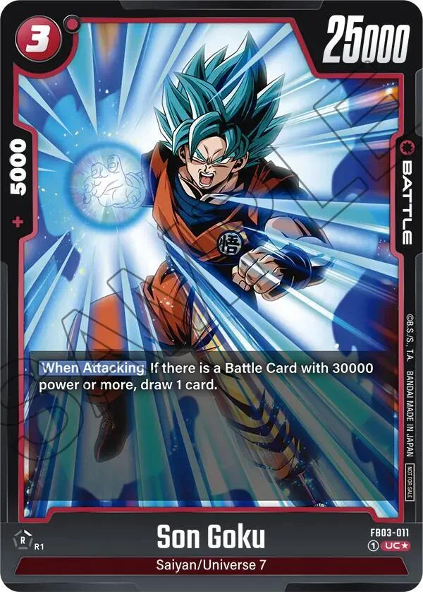 Son Goku, Tournament and Championship Promos FB03-011