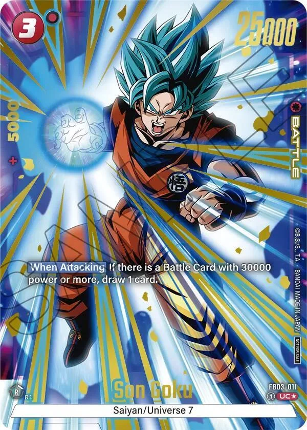 Son Goku, Tournament and Championship Promos FB03-011