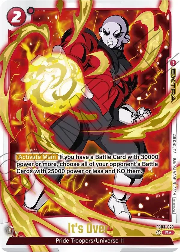 It's Over!, Tournament and Championship Promos FB03-023
