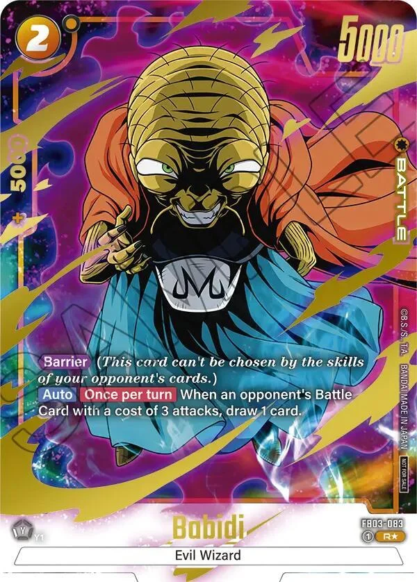 Babidi, Tournament and Championship Promos FB03-083
