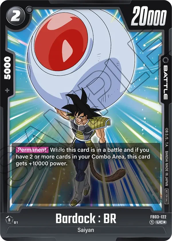 Bardock : BR, Tournament and Championship Promos FB03-122