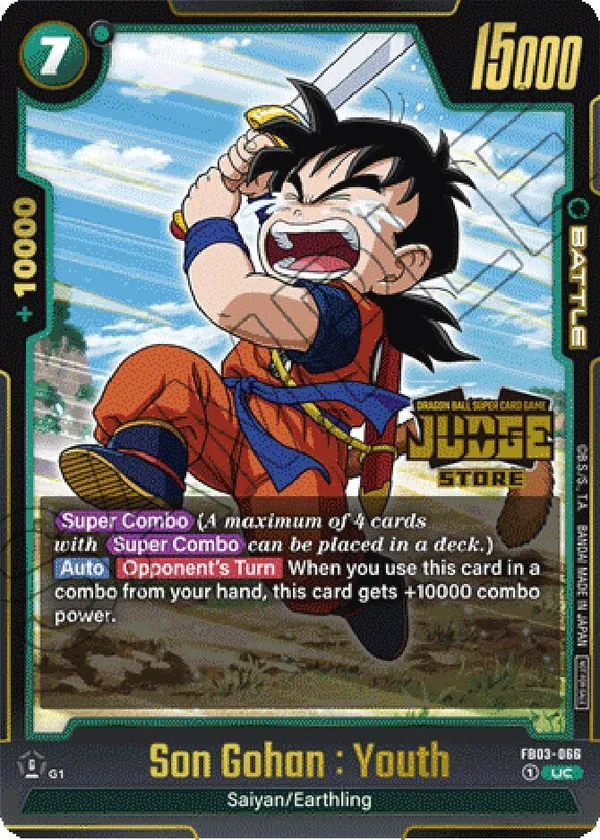 Son Gohan : Youth, Tournament and Championship Promos FB03-066