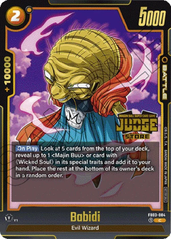 Babidi, Tournament and Championship Promos FB03-084