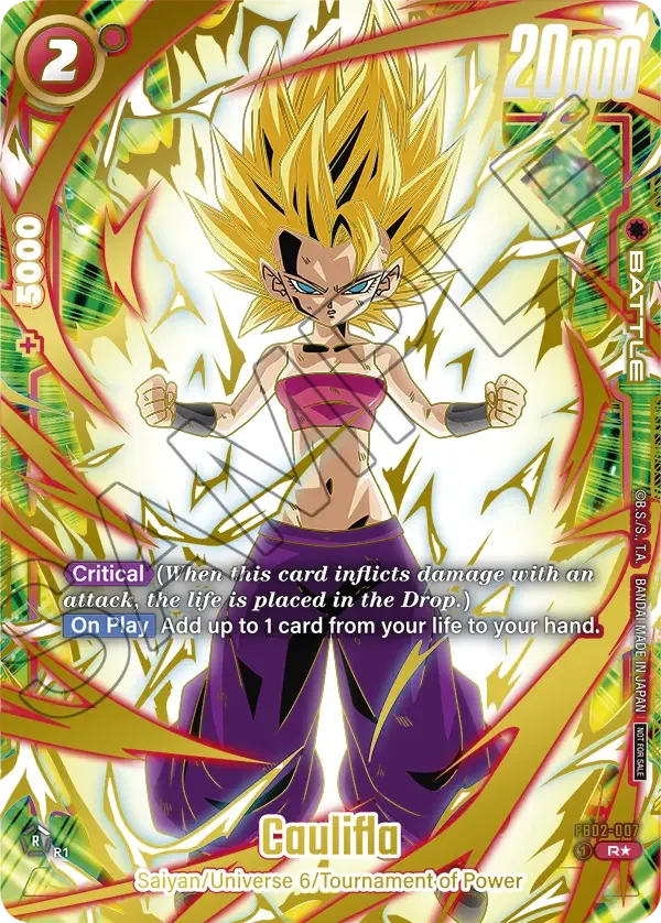 Caulifla, Tournament and Championship Promos FB02-007