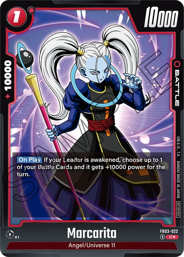 Marcarita, Tournament and Championship Promos FB03-022