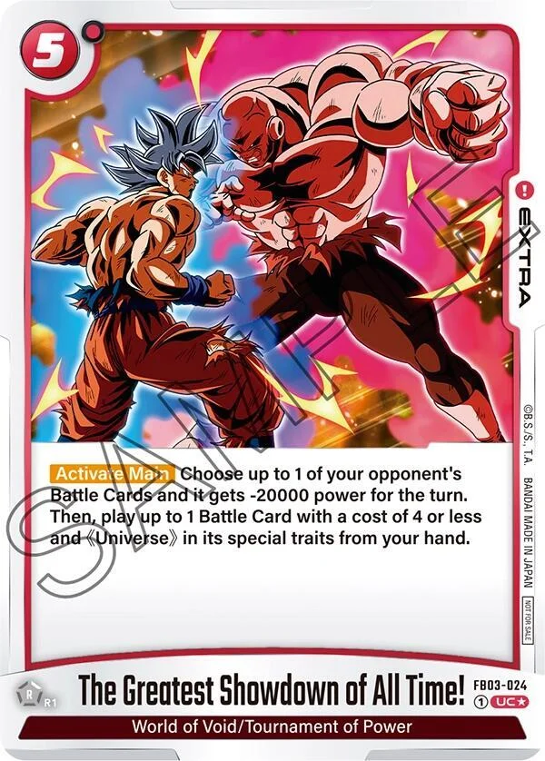 The Greatest Showdown of All Time!, Tournament and Championship Promos FB03-024