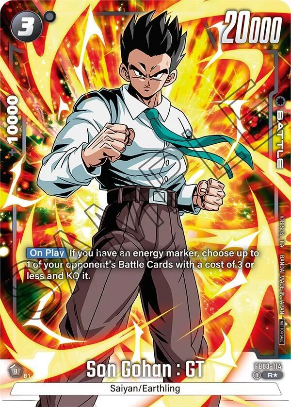 Son Gohan : GT, Tournament and Championship Promos FB03-114